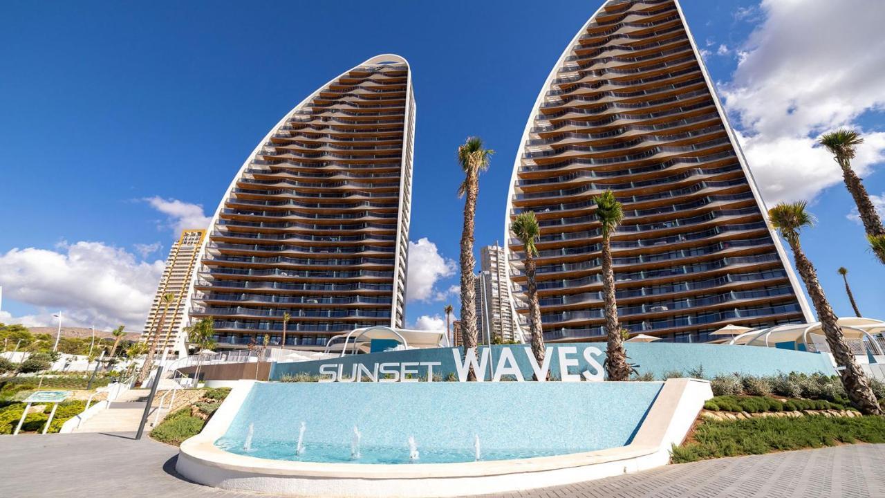 Sunset Waves Benidorm Sea View Lägenhet Exteriör bild